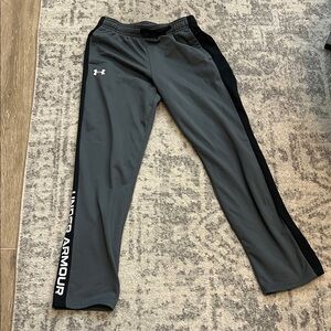 Under Armour Gray and Black Athletic Pants